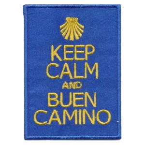 Eckiger Aufnäher - Keep Calm and Buen Camino