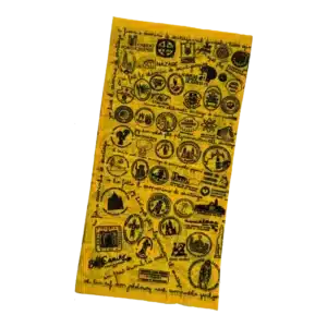 Scarf / tube scarf - Way of St. James stamp